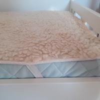 Coprimaterasso lana merino 60x120, marca HighleDee