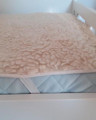 Coprimaterasso lana merino 60x120, marca HighleDee