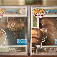 Funko pop one piece Tony Tony chopper e Sanji