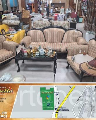 Codice: 8752 SALOTTO STILE LUIGI XV CON STRUTTURA