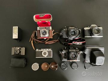 Zenith 122 + Zenit 12 + Zeiss contessa + varie
