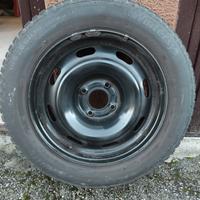 cerchi acciaio 6jx15 et 23 +gomme invernali ex 208