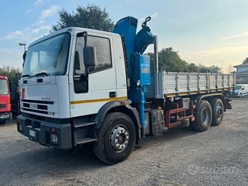 IVECO EUROTECH 190E30 RIBALTABILE + GRU 6x2