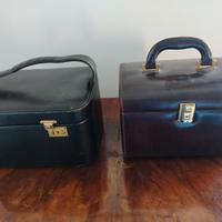 beauty case pelle vintege
