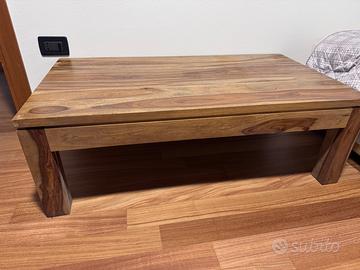 Tavolino in legno sheesham