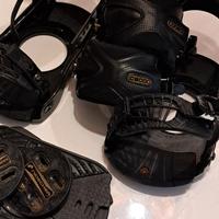 attacchi snowboard L / XL carbon