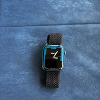 Apple watch serie 7 blu abisso