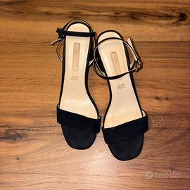 Sandali neri tacco largo Primadonna Collection