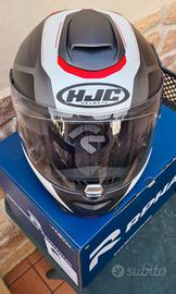 casco modulare HJC Rpha 90 S cadan Rosso nero