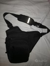 Zaino borsa marsupio monospalla 4 zip scomparti