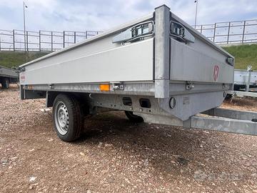 Rimorchio 750 Kg frenato  250 x 150/170 cm