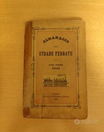 Raro almanacco strade ferrate 1859 . 