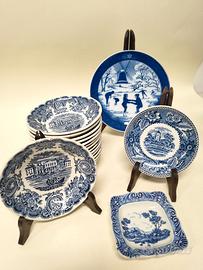 Piatti vintage stile inglese 24 pz