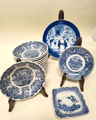 Piatti vintage stile inglese 24 pz