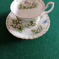 Tazza e piattino da tè Royal Albert May