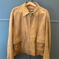 Giacca vintage camoscio unisex tg. 50