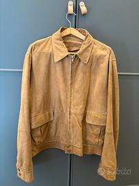 Giacca vintage camoscio unisex tg. 50