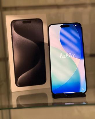 iPhone 15 Pro Max 256GB Nero-Garanzia 1 Anno