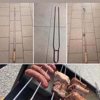 Spade per churrasco. Grigliate.acciaio inox bbq