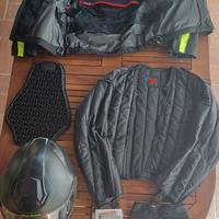 Giacca moto Dainese size 48 + guanti+ Casco