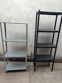 scaffali plastica e alluminio 