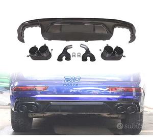 DIFFUSORE AUDI Q5 S LINE 18-20 LOOK SQ5 CON TERMIN