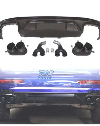 DIFFUSORE AUDI Q5 S LINE 18-20 LOOK SQ5 CON TERMIN