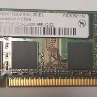 MEMORIA NOTEBOOK RAM DDR2 1GB PC2-5300S-555