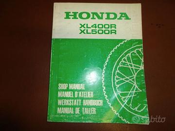 XL40R XL500R manuale officina manutenzione honda