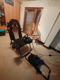 Volante più sedia gaming