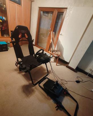 Volante più sedia gaming