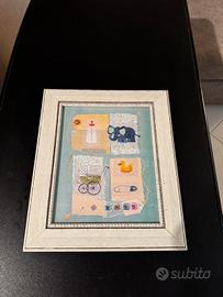 🖼️ Quadro decorativo con cornice in legno
