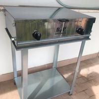 Barbecue a gas inox