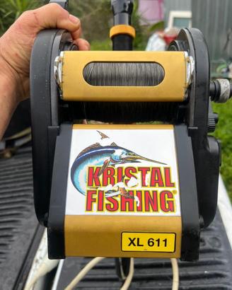 Mulinello e canna 80 lbs kristal fishing