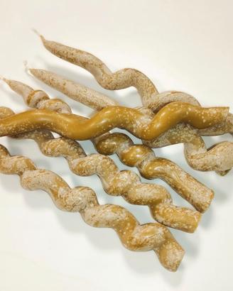Candele cera d'api artigianali torciglione