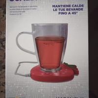SCALDA TAZZA USB SCALDATAZZA FRAGOLA COLOR VIOLA


