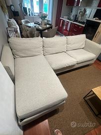 Divano bianco panna ikea