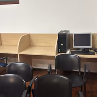 Postazione call center.