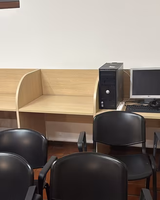 Postazione call center.