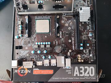 Combo Ryzen 5 3600X scheda  MSI Pro A320 16 gb ram