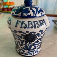 Vaso pubblicitario in ceramica Amarena Fabbri