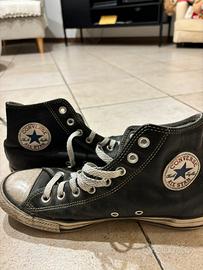 All star nere pelle best sale