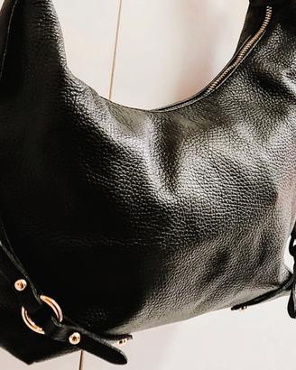 Borsa da donna Vera pelle color senape firmata.