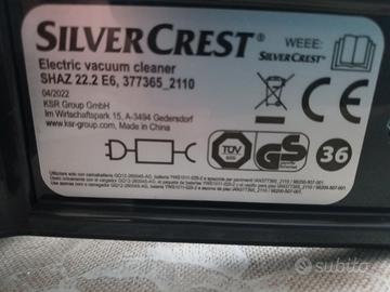 filtro epa " Silver crest " per aspirapolvere