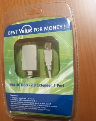 cavo prolunga usb 5 metri
