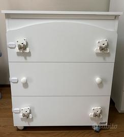 Bagnetto fasciatoio Erbesi modello Tato