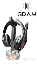 Supporto Cuffie Gaming , SimRacing Pistone