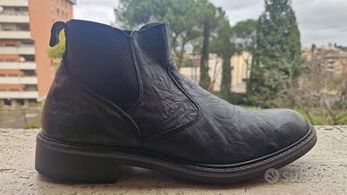 stivaletti in pelle neri igi&co Uomo 43