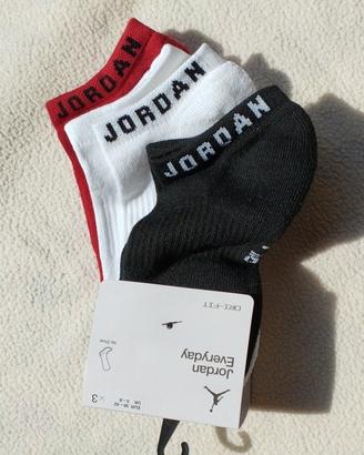 Jordan 3 Paia di Calzini Unisex 38/42 anti schok 