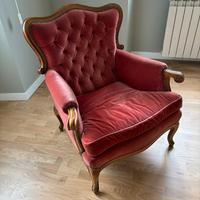 Poltrona vintage Luigi XIV